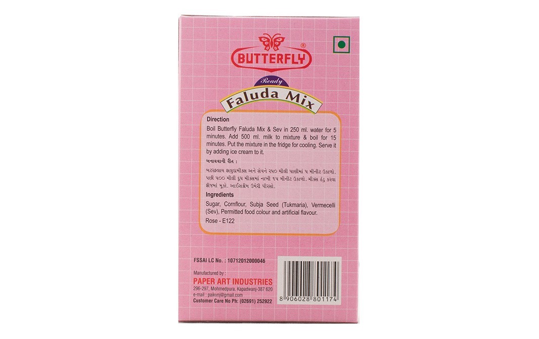 Butterfly Faluda Mix Rose    Pack  100 grams